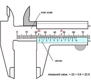 how to read a vernier caliper